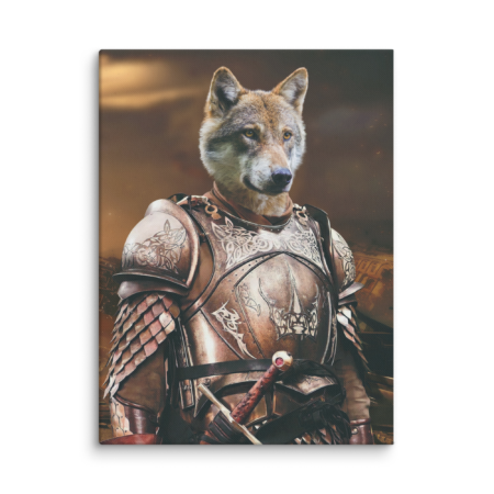 Jaime Lannister - Lienzo con retrato de mascota personalizado