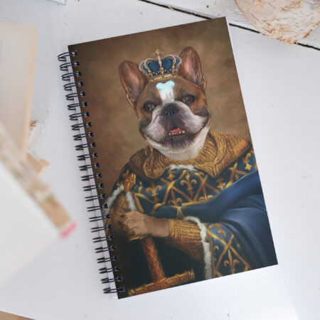Libreta personalizada con retrato de mascota